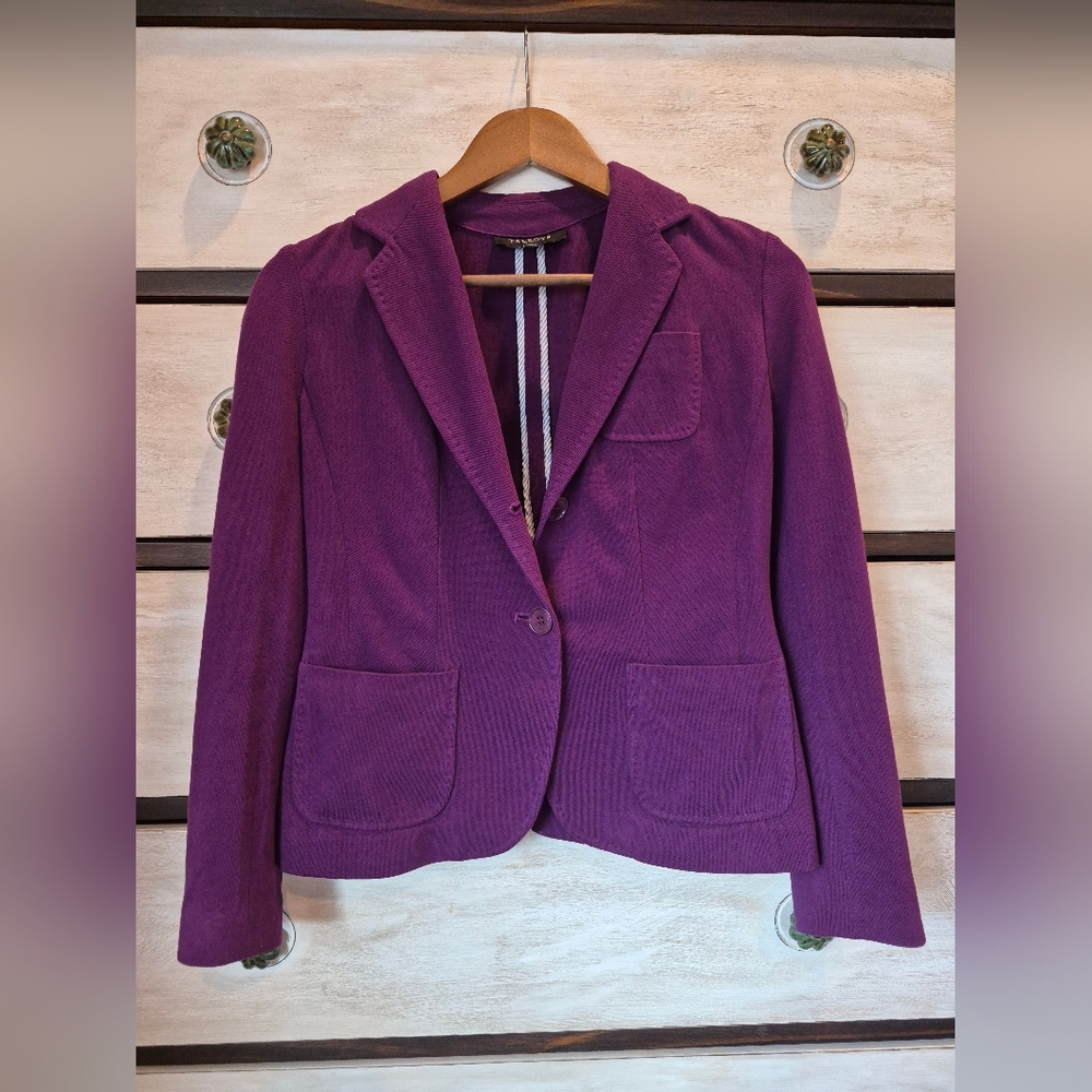Talbots Rich Purple Women's Blazer
